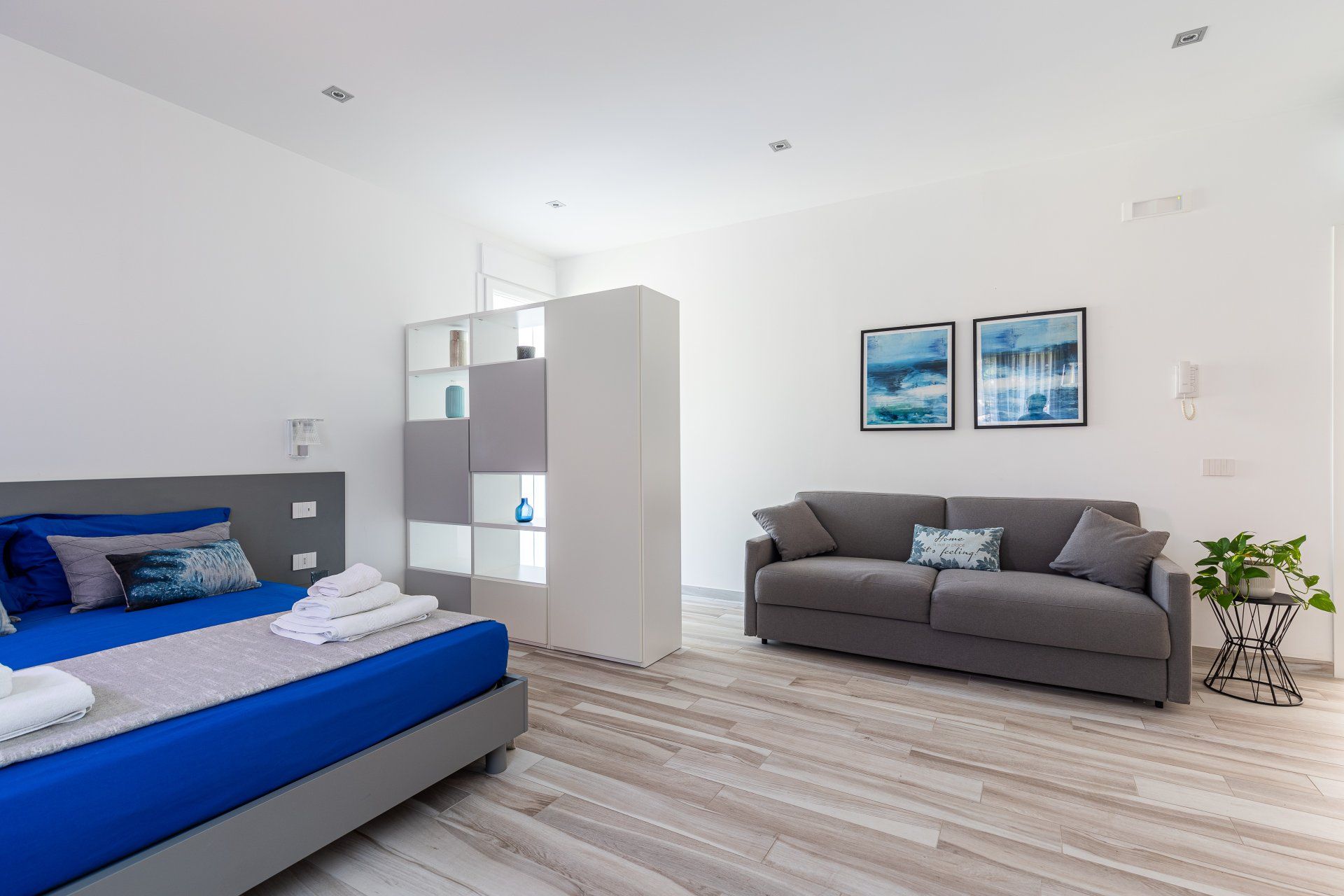 Zona notte del Monolocale Famiglia — Sunset Terrace Mazara del Vallo