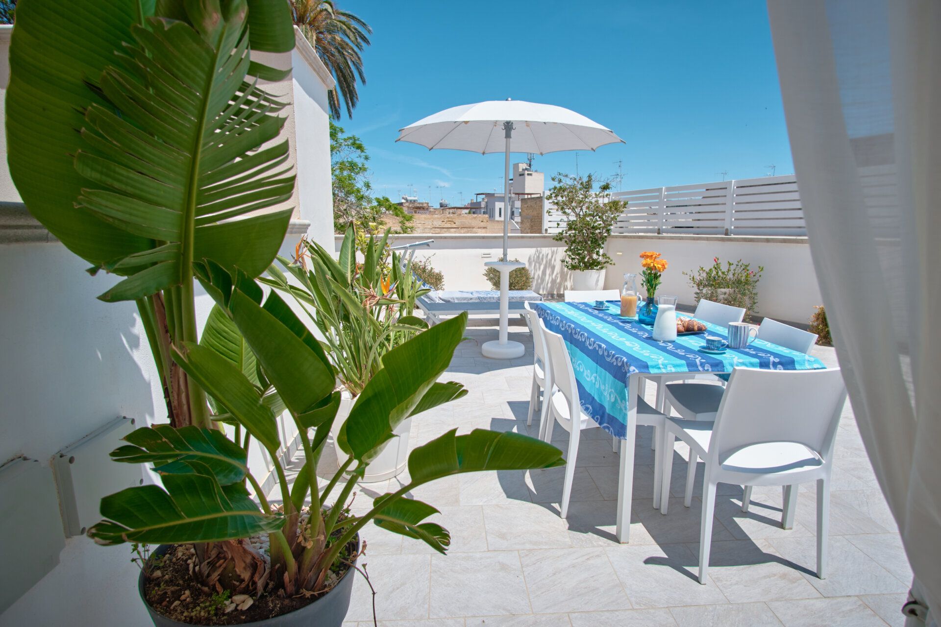 Vista dalla terrazza privata — Sunset Terrace Mazara del Vallo